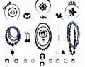 Wall Sticker - Vinyl + jewels 